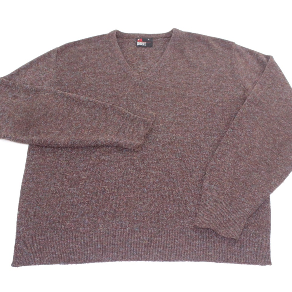 Vintage Robert Bruce Pullover V-Neck Wool Sweater